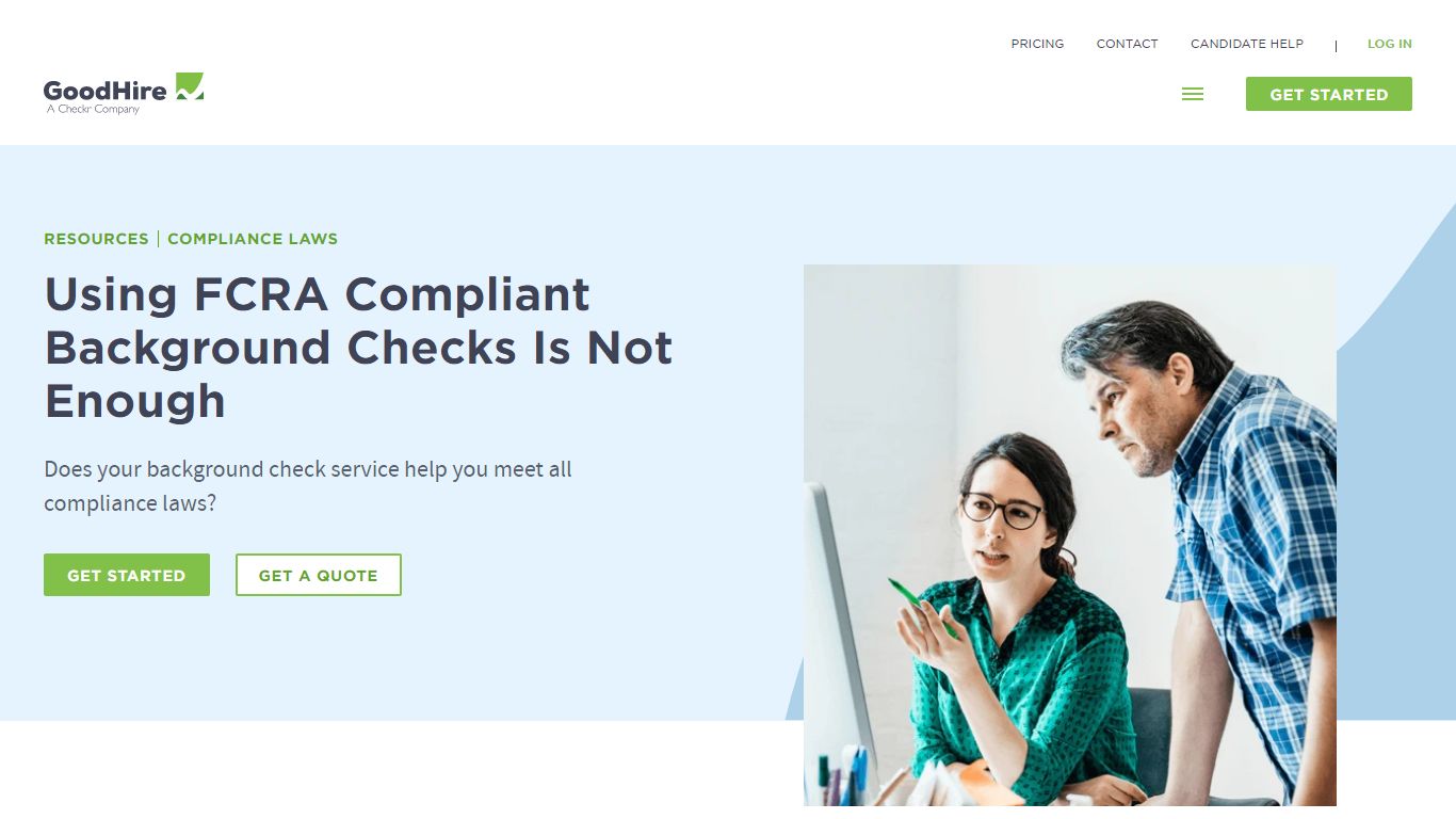 FCRA Compliant Background Checks for Companies | GoodHire